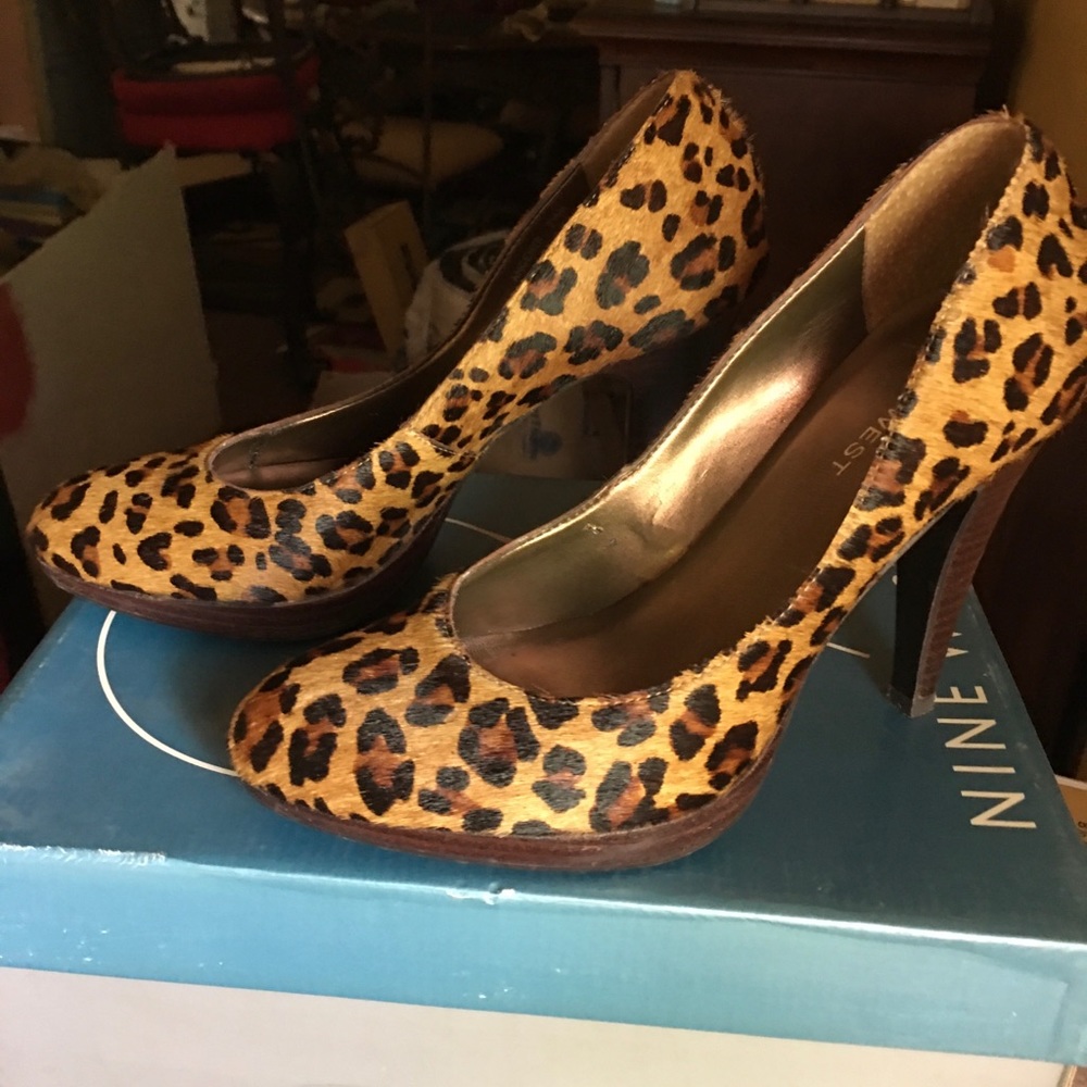 Nine West ANGENIR BROWN PONY 7.5 Beautiful shoe